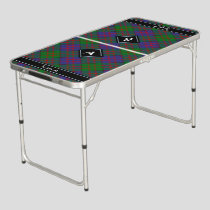 Clan MacDonald Tartan Beer Pong Table