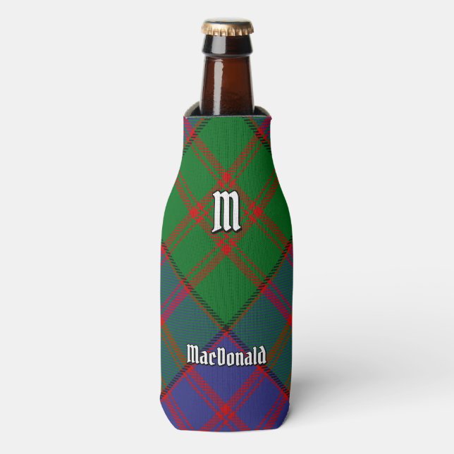 Clan MacDonald Tartan Bottle Cooler (Bottle Front)