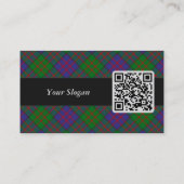 Clan MacDonald Tartan Business Card (Back)