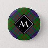 Clan MacDonald Tartan  Button (Front)