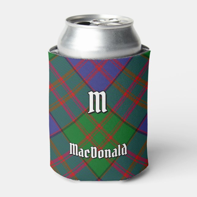Clan MacDonald Tartan Can Cooler (Can Front)