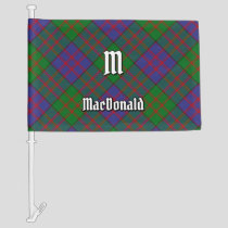 Clan MacDonald Tartan Car Flag