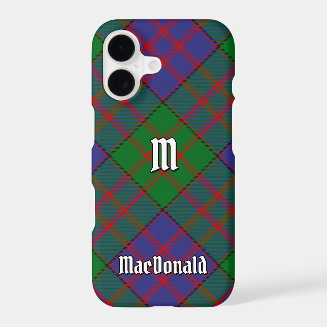 Clan MacDonald Tartan Case-Mate iPhone Case (Back)