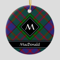 Clan MacDonald Tartan Ceramic Ornament