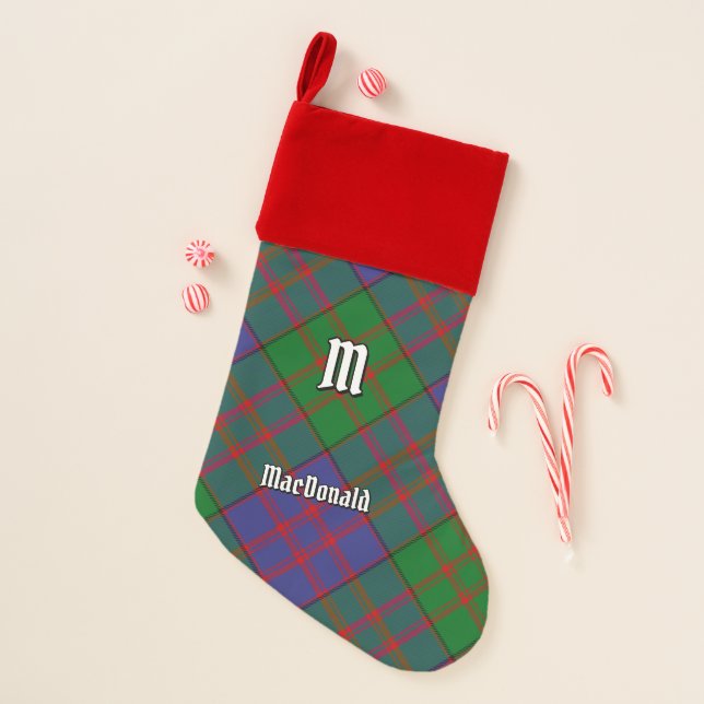 Clan MacDonald Tartan Christmas Stocking (Front)