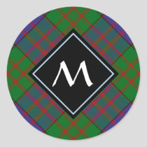 Clan MacDonald Tartan Classic Round Sticker