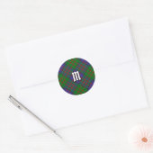 Clan MacDonald Tartan Classic Round Sticker (Envelope)