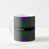 Clan MacDonald Tartan Coffee Mug (Front Left)