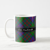 Clan MacDonald Tartan Coffee Mug (Left)