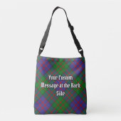 Clan MacDonald Tartan Crossbody Bag (Back)