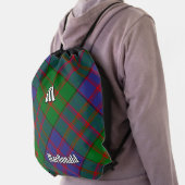Clan MacDonald Tartan Drawstring Bag (Insitu)