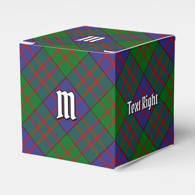 Clan MacDonald Tartan Favor Box (Front Side)