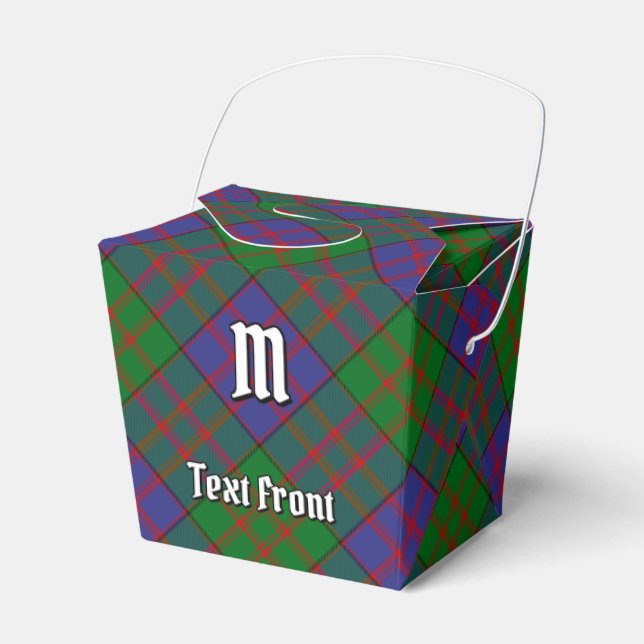 Clan MacDonald Tartan Favor Box (Front Side)