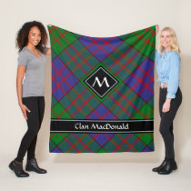 Clan MacDonald Tartan Fleece Blanket