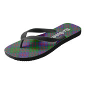 Clan MacDonald Tartan Flip Flops (Angled)