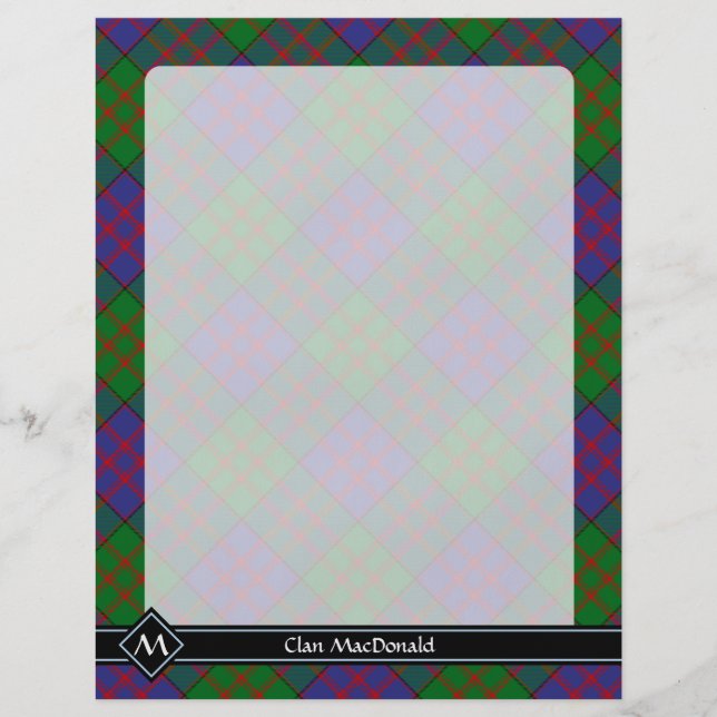 Clan MacDonald Tartan Flyer (Front)