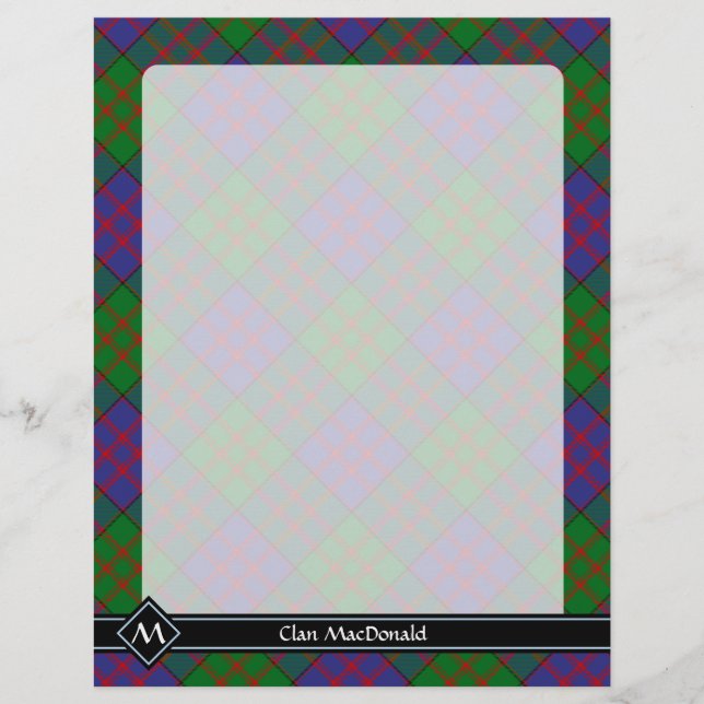 Clan MacDonald Tartan Flyer (Front)