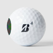 Clan MacDonald Tartan Golf Balls (Logo)