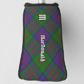 Clan MacDonald Tartan Golf Head Cover (Rotate 90)