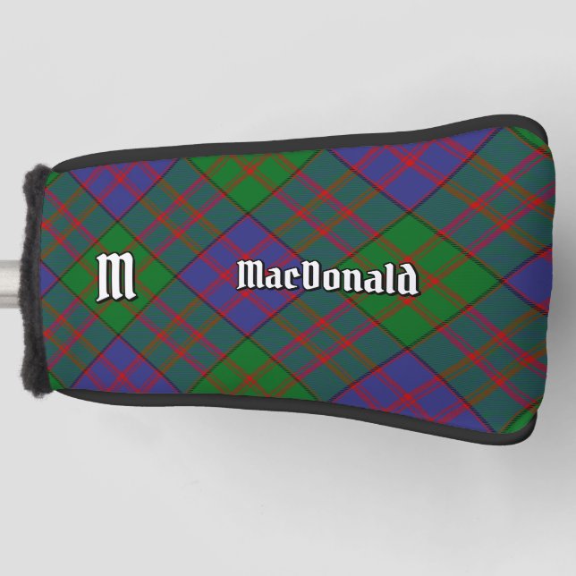 Clan MacDonald Tartan Golf Head Cover (Front)