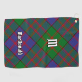 Clan MacDonald Tartan Golf Towel (Horizontal)