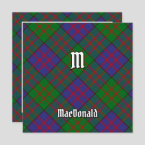 Clan MacDonald Tartan Invitation