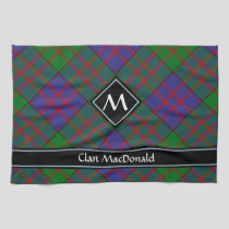 Clan MacDonald Tartan Kitchen Towel