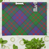 Clan MacDonald Tartan Kitchen Towel (Folded)