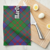 Clan MacDonald Tartan Kitchen Towel (Quarter Fold)
