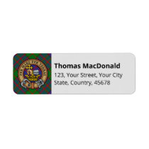 Clan MacDonald Tartan Label