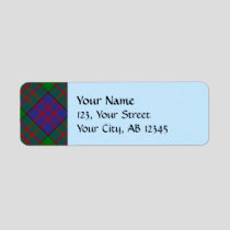 Clan MacDonald Tartan Label