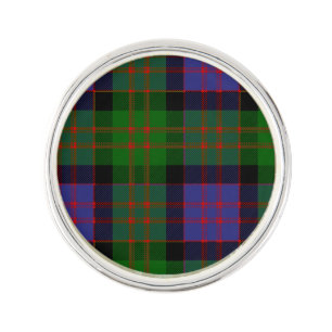 Clan MacDonald Tartan Lapel Pin