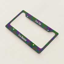 Clan MacDonald Tartan License Plate Frame