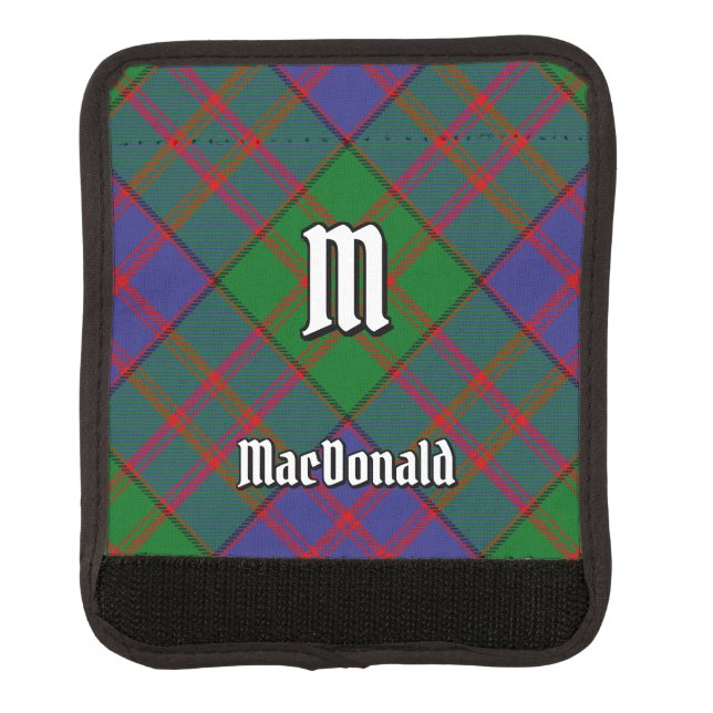 Clan MacDonald Tartan Luggage Handle Wrap (Front)