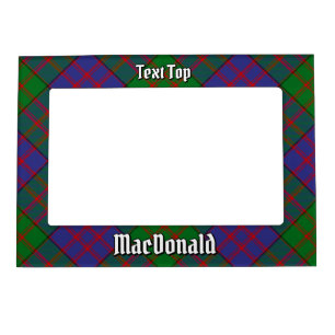 Clan MacDonald Tartan Magnetic Frame