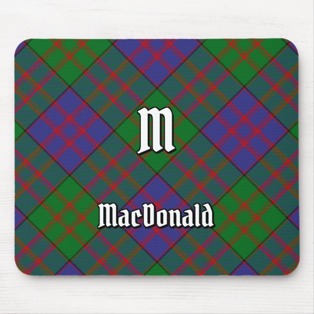 Clan MacDonald Tartan Mouse Pad (Front)