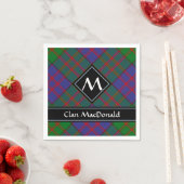 Clan MacDonald Tartan Napkins (Insitu)