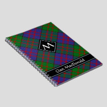 Clan MacDonald Tartan Notebook