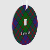 Clan MacDonald Tartan Ornament (Front)