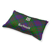 Clan MacDonald Tartan Pet Bed (Angled)