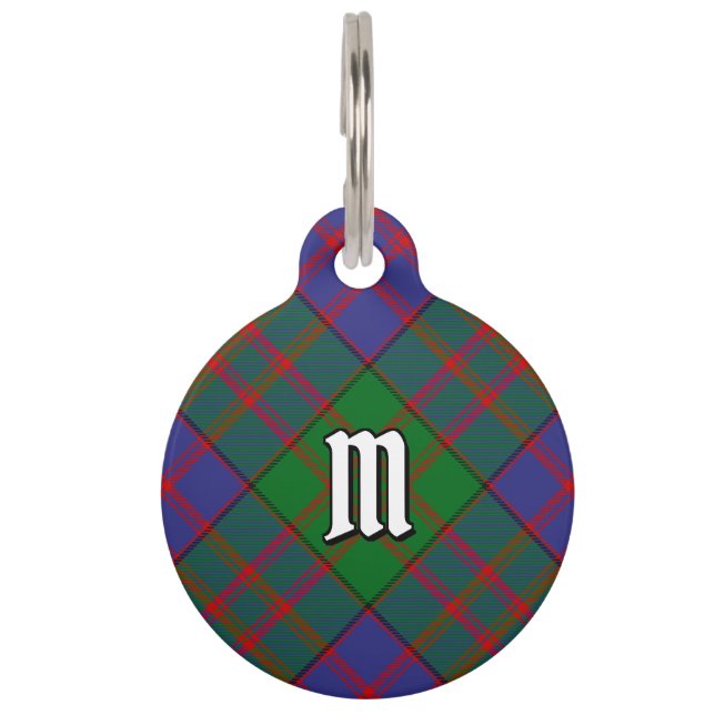 Clan MacDonald Tartan Pet ID Tag (Front)