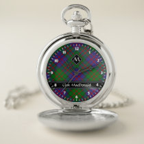 Clan MacDonald Tartan Pocket Watch