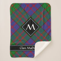 Clan MacDonald Tartan Sherpa Blanket