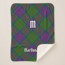 Clan MacDonald Tartan Sherpa Blanket