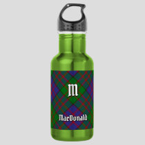 Clan MacDonald Tartan Stainless Steel Water Bottle
