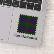 Clan MacDonald Tartan Sticker