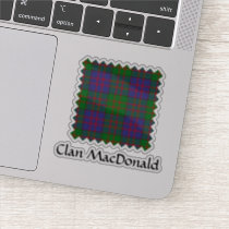 Clan MacDonald Tartan Sticker