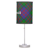 Clan MacDonald Tartan Table Lamp (Front)