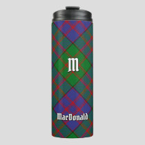 Clan MacDonald Tartan Thermal Tumbler