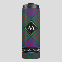 Clan MacDonald Tartan Thermal Tumbler